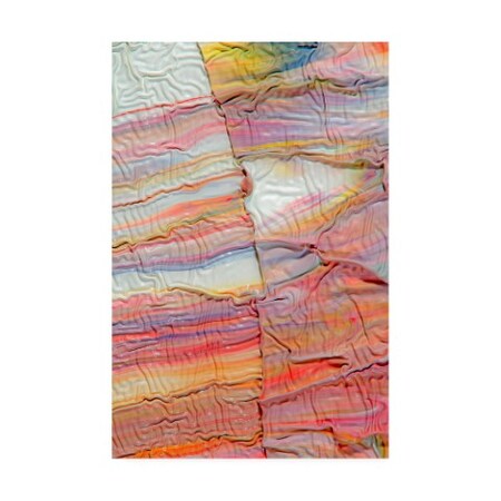 Trademark Fine Art Mark Lovejoy 'Abstract Splatters Lovejoy 14' Canvas Art, 30x47 ALI44554-C3047GG